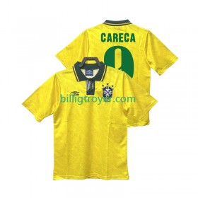 Billige Fotballdrakter Brasil CARECA 9 1991 1993 Retro Hjemmedraktsett Kortermet